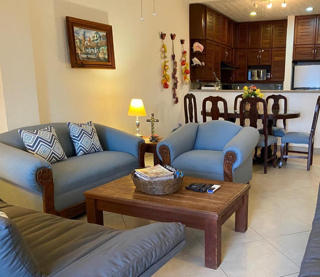 Departamento Frente Al Mar Con Dos Recamaras Y Seguridad 24 H A Dos Cuadras De La Quinta Avenida Πλάγια Ντελ Κάρμεν Εξωτερικό φωτογραφία